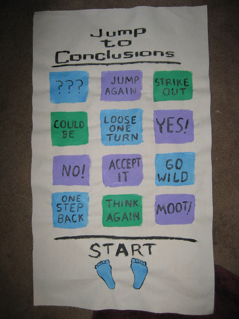 Jump To Conclusions Mat